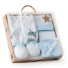 Set Regalo Bebé 5 Piezas INTERBABY Paracaídas AZUL