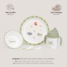 Set Mi Primera Vajilla 5pcs AUSTRALIA Verde Interbaby