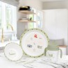 Set Mi Primera Vajilla 5pcs AUSTRALIA Verde Interbaby