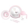 Set Mi Primera Vajilla 5pcs LLAMA Rosa Interbaby