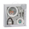 Set Mi Primera Vajilla 5pcs INDIO Interbaby Gris