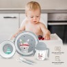 Set Mi Primera Vajilla 5pcs INDIO Interbaby Gris