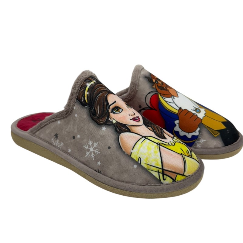 Zapatillas Casa Mujer Invierno Disney Bella y Bestia