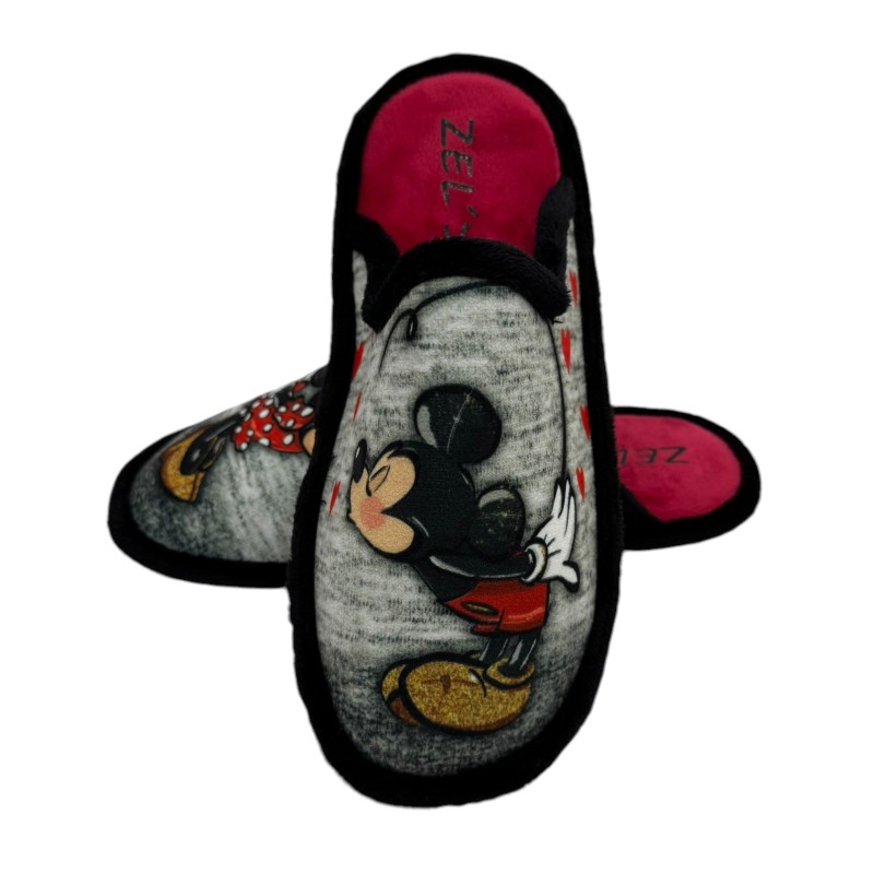 Zapatillas Casa Mujer Invierno Disney Mickey y Minnie