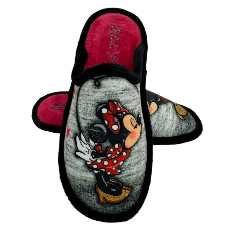 Zapatillas Casa Mujer Invierno Disney Mickey y Minnie