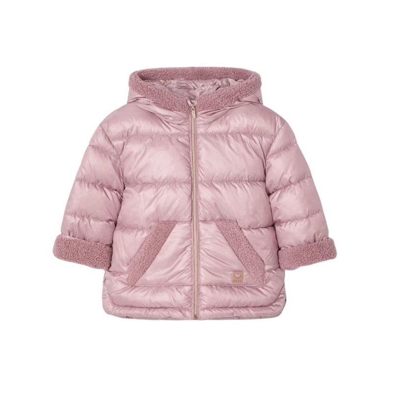 Veste détails borrego fille MAYORAL Rose