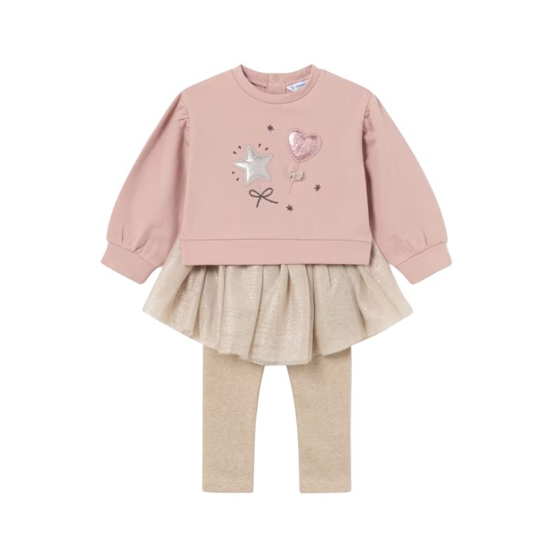 Ensemble de legging avec Tutu et aîné bébé Sudadera