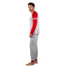 Pijama Hombre Invierno MICKEY Disney Rojo