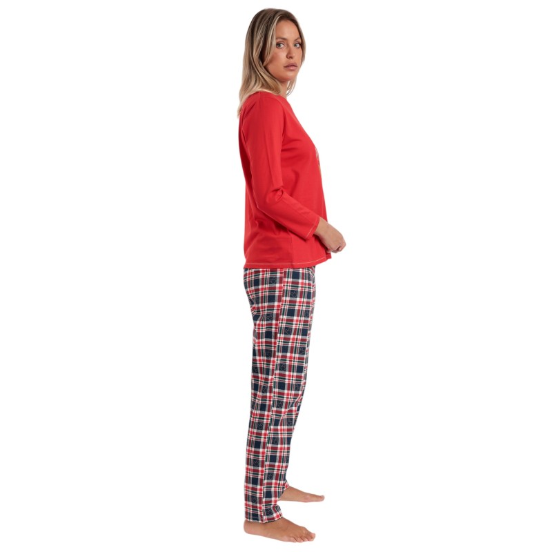 Pijama Mujer Invierno Minnie Mouse Disney Navidad