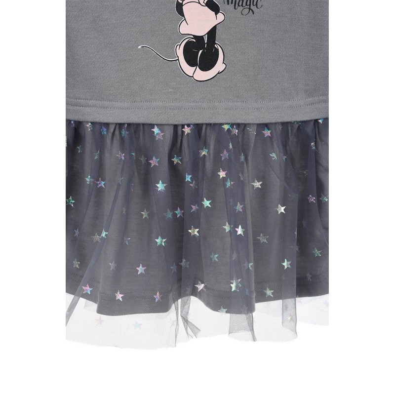 Vestido Niña Minnie Mouse Disney Color Gris