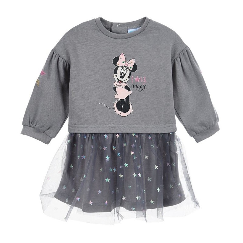 Abito bambino Ragazza Minnie Mouse Disney Colore Grigio