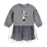 Vestido Niña Minnie Mouse Disney Color Gris