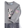 Vestido Niña Minnie Mouse Disney Color Gris