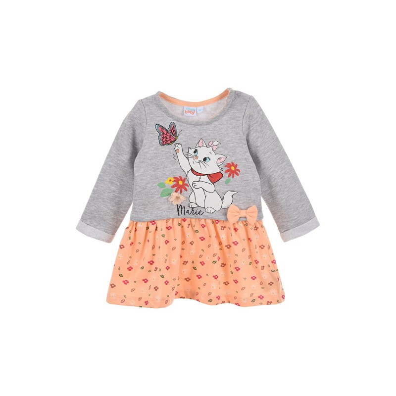 Vestido Niña Bebé Aristogatos Disney Color Gris