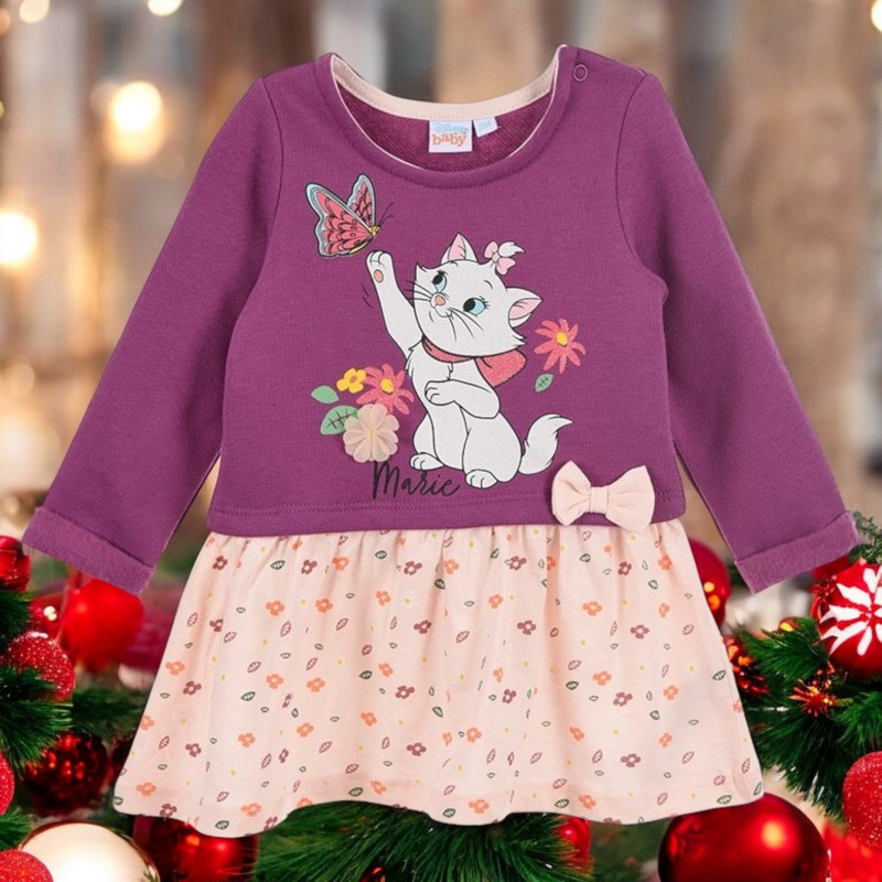 Disney Aristocats Baby-Mädchenkleid Lila