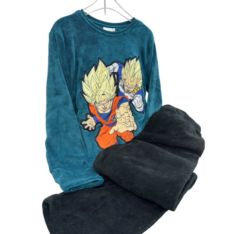 Pijama Hombre Invierno Goku y Vegeta DRAGÓN BALL