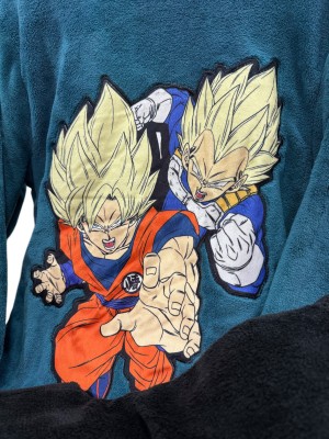 Pijama Hombre Invierno Goku y Vegeta DRAGÓN BALL 2