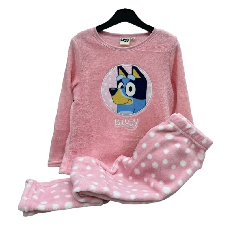 Pijama Niña Invierno Coralina Rosa BLUEY