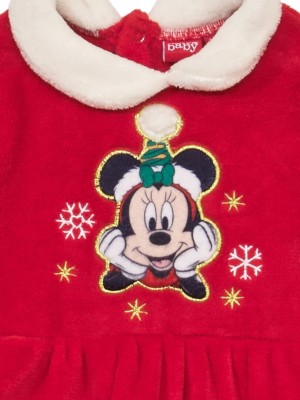 Pelele Niña Bebé Minnie Mouse Disney Color Rojo 2