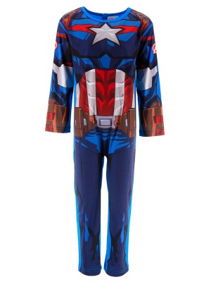 Pijama Mono Invierno Traje CAPITAN AMERICA