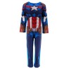 Pijama Mono Invierno Traje CAPITAN AMERICA