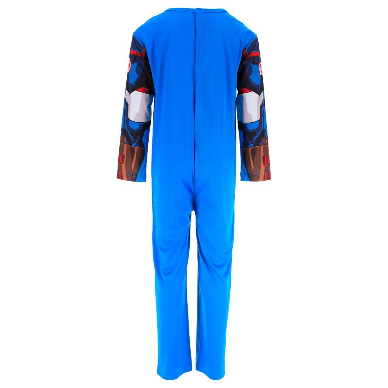 Pijama Mono Invierno Traje CAPITAN AMERICA