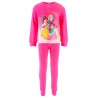 Pijama Niña Invierno Princesas DISNEY Color Fucsia