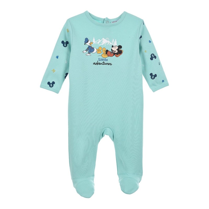 Pijama Baby Mickey Maus und Donald DISNEY grün