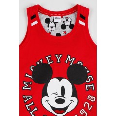 Pajamas de verão para meninas DISNEY Mickey Mouse Color ROJO 2