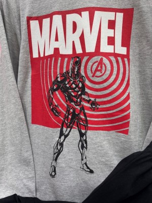 Pigiama Uomini Cotone Inverno Fino MARVEL 2