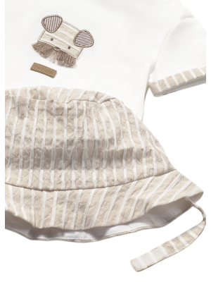 Set Hose, T-Shirt und Gorro Big Baby Farbe Raíz 2