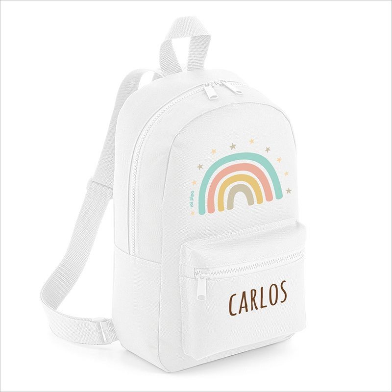 Mochila Medium Nylon Arcoiris personalizada