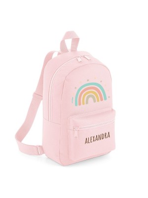 Mochila Medium Nylon Arcoiris personalizada