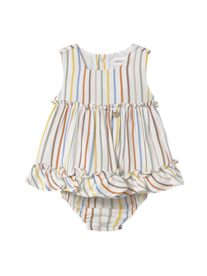 Kleid Baby Girl Plana MAYORAL Farbstrahlen