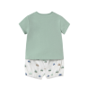 Conjunto bombacho y camiseta Bebé MAYORAL Color Jade