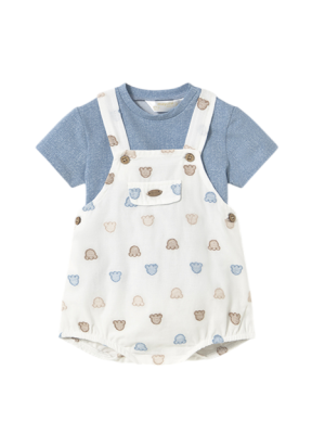 Besticktes Peto und T-Shirt Baby Major Riviera