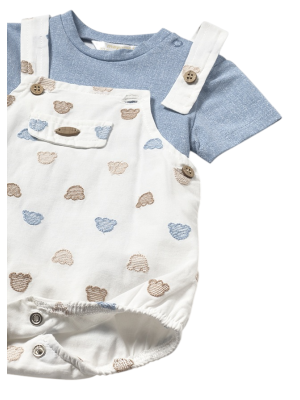Besticktes Peto und T-Shirt Baby Major Riviera 2
