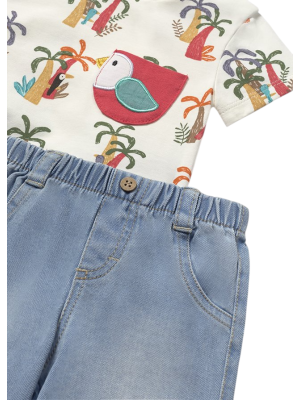 Conjunto pantalón y camiseta Bebé MAYORAL Estampado 2