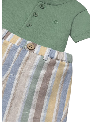 Pantalon court et nouveau polo MAYORAL Broccoli 2