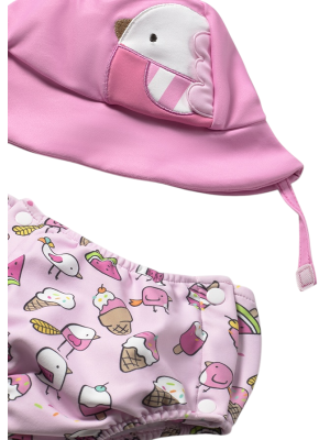 Bañador con gorro protección solar recién nacido MAYORAL... 2