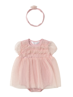 Peel con diadema di tulle appena nato MAYORAL Baby