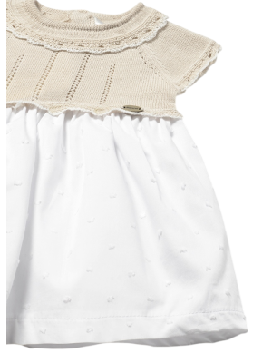 Nouvelle robe combinée de Tricot MAYORAL Stone 2