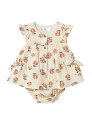 Robe et couverture Boutons bébé MAYORAL Peach