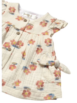 Kleid und Abdeckung Baby Knöpfe MAYORAL Pestizid 2