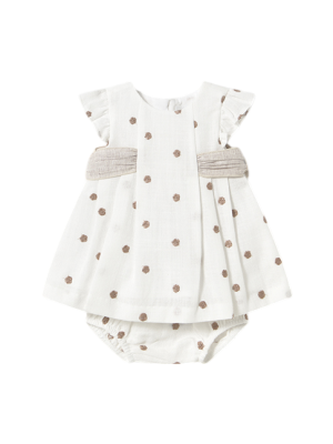 Robe brodée et couverture bébé MAYORAL Nata