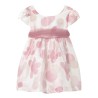 Vestido Estampado y Fajín Tul MAYORAL Rosa