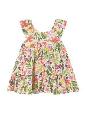 Tropical Bambula Dress MAYORAL Zanahoria