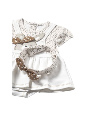 Peel peto simuliert mit Diadem Baby MAYORAL Weiß 2