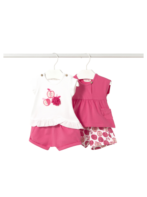 Conjunto 4 Piezas Estampado Bebé MAYORAL Fragola