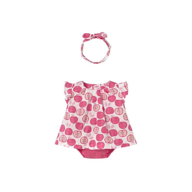 Conjunto 3 Piezas Con Diadema Bebé MAYORAL Fragola